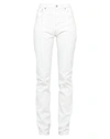 Maison Margiela Woman Jeans White Size 8 Cotton In White