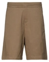 Neil Barrett Man Shorts & Bermuda Shorts Military Green Size 30 Cotton, Elastane