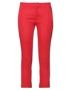 L'autre Chose Cropped Pants In Red