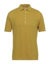 Massimo Alba Polo Shirts In Ocher