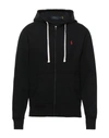 Polo Ralph Lauren Sweatshirts In Black