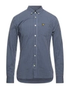 Lyle & Scott Shirts In Slate Blue
