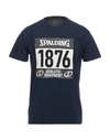 Spalding T-shirts In Dark Blue