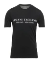 Armani Exchange T-shirts In Black