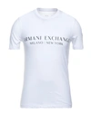 Armani Exchange T-shirts In White
