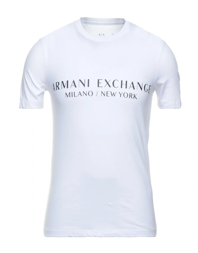 Armani Exchange T-shirts In White