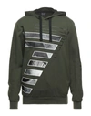 Ea7 Sweatshirts In Military Green
