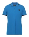 Roberto Cavalli Polo Shirts In Bright Blue