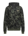 Ea7 Sweatshirts In Military Green