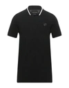 Roberto Cavalli Polo Shirts In Black