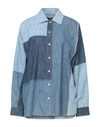 Dolce & Gabbana Denim Shirts In Blue