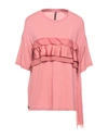 Manila Grace T-shirts In Pastel Pink