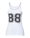 P.a.r.o.s.h Tank Tops In White