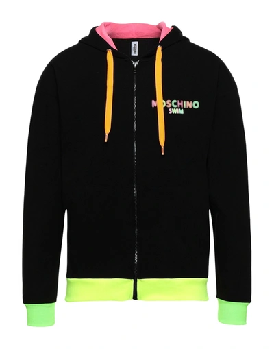 Moschino Sweatshirts In Black