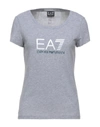 Ea7 T-shirts In Grey