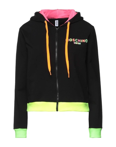 Moschino Sweatshirts In Black