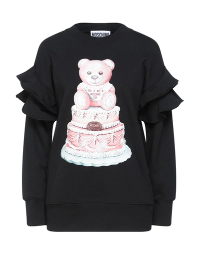 Moschino Sweatshirts In Black