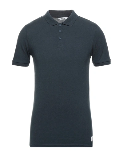 Only & Sons Polo Shirts In Dark Blue