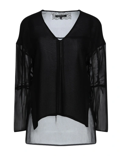 Patrizia Pepe Sera Blouses In Black