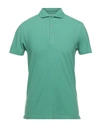 Gran Sasso Polo Shirts In Emerald Green