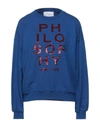 Philosophy Di Lorenzo Serafini Sweatshirts In Blue