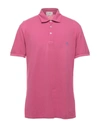 Brooksfield Polo Shirts In Red