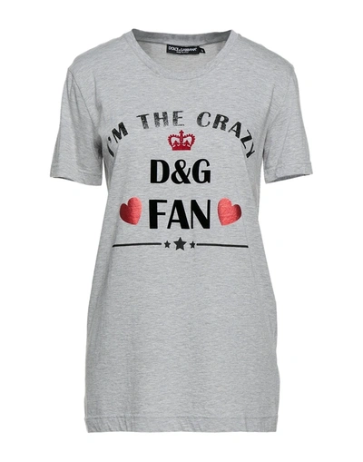 Dolce & Gabbana T-shirts In Grey