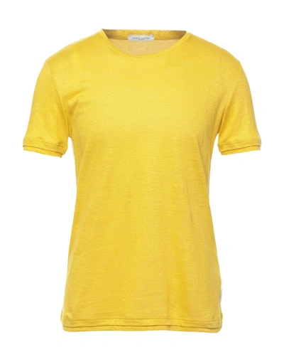 Paolo Pecora T-shirts In Yellow