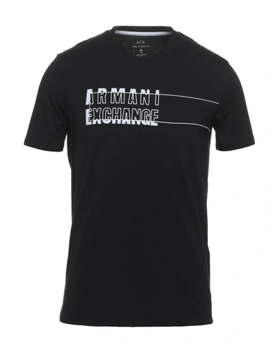 Armani Exchange T-shirts In Black