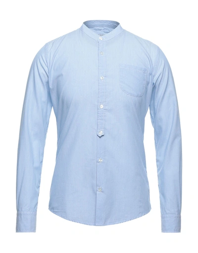 Daniele Alessandrini Shirts In Sky Blue