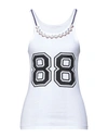 P.a.r.o.s.h Tank Tops In White