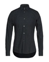 Grey Daniele Alessandrini Shirts In Black