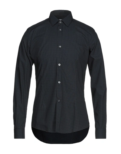 Grey Daniele Alessandrini Shirts In Black