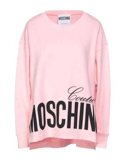 Moschino Sweatshirts In Pink