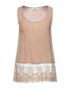 Lab Anna Rachele Tops In Beige