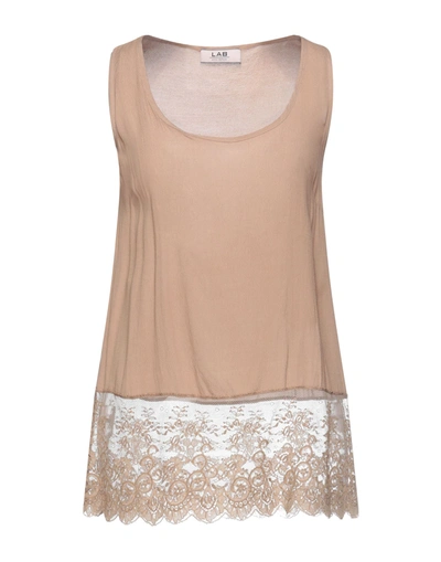 Lab Anna Rachele Tops In Beige