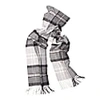 Kinalba Oban Alba Grey Cashmere Scarf In Cashmere