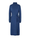 8 By Yoox Midi Dresses In Slate Blue