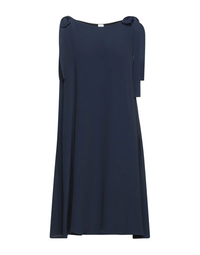 1-one Midi Dresses In Dark Blue