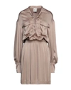 L'autre Chose Midi Dresses In Beige