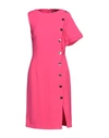 Space Simona Corsellini Midi Dresses In Fuchsia