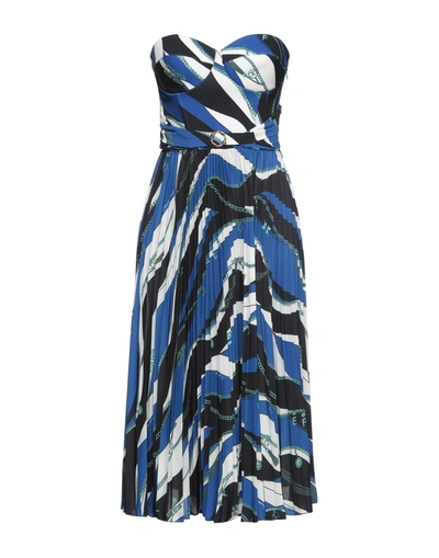 Elisabetta Franchi Midi Dresses In Blue