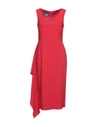 Boutique Moschino Midi Dresses In Red