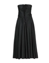 Philosophy Di Lorenzo Serafini Midi Dresses In Black