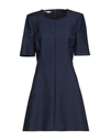 Stella Mccartney Short Dresses In Dark Blue
