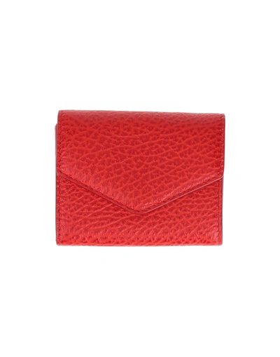 Maison Margiela Wallets In Red