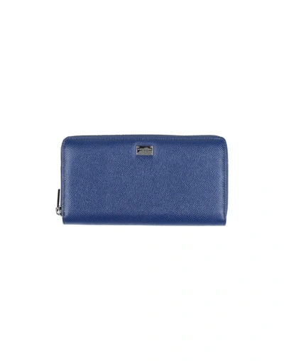 Dolce & Gabbana Wallets In Blue