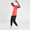 Nike Men's Sportswear Logo Twist Club Fleece Jogger Pants In Black