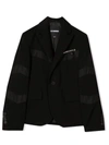 LES HOMMES BLAZER WITH INSERTS,KLW301324L 9000