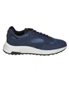 Hogan Hyperlight Sneakers In Nubuck And Suede In Blue